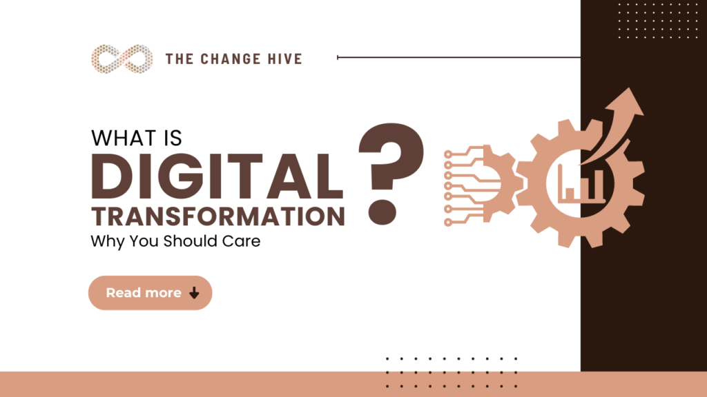 What is Digital Transformation? Why You Should Care | The Change Hive | First Automate, Then Scale | No, Low Code Automation Agency | Yemi Oluseun