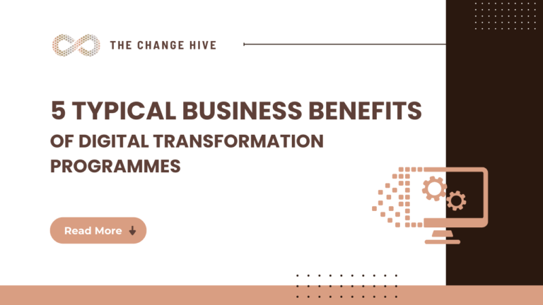 5-Typical-Business-Benefits-of-Digital-Transformation-Programmes | The Change Hive | First Automate, Then Scale | No, Low Code Automation Agency | Yemi Oluseun